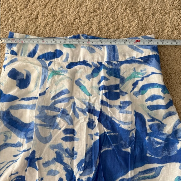 Anthropologie Maeve Women’s Blue A-line Button-Front Midi Skirt - Picture 6 of 8